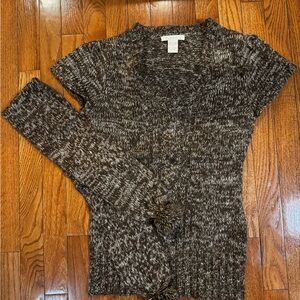 Charlotte Russe Brown Knit Cardigan